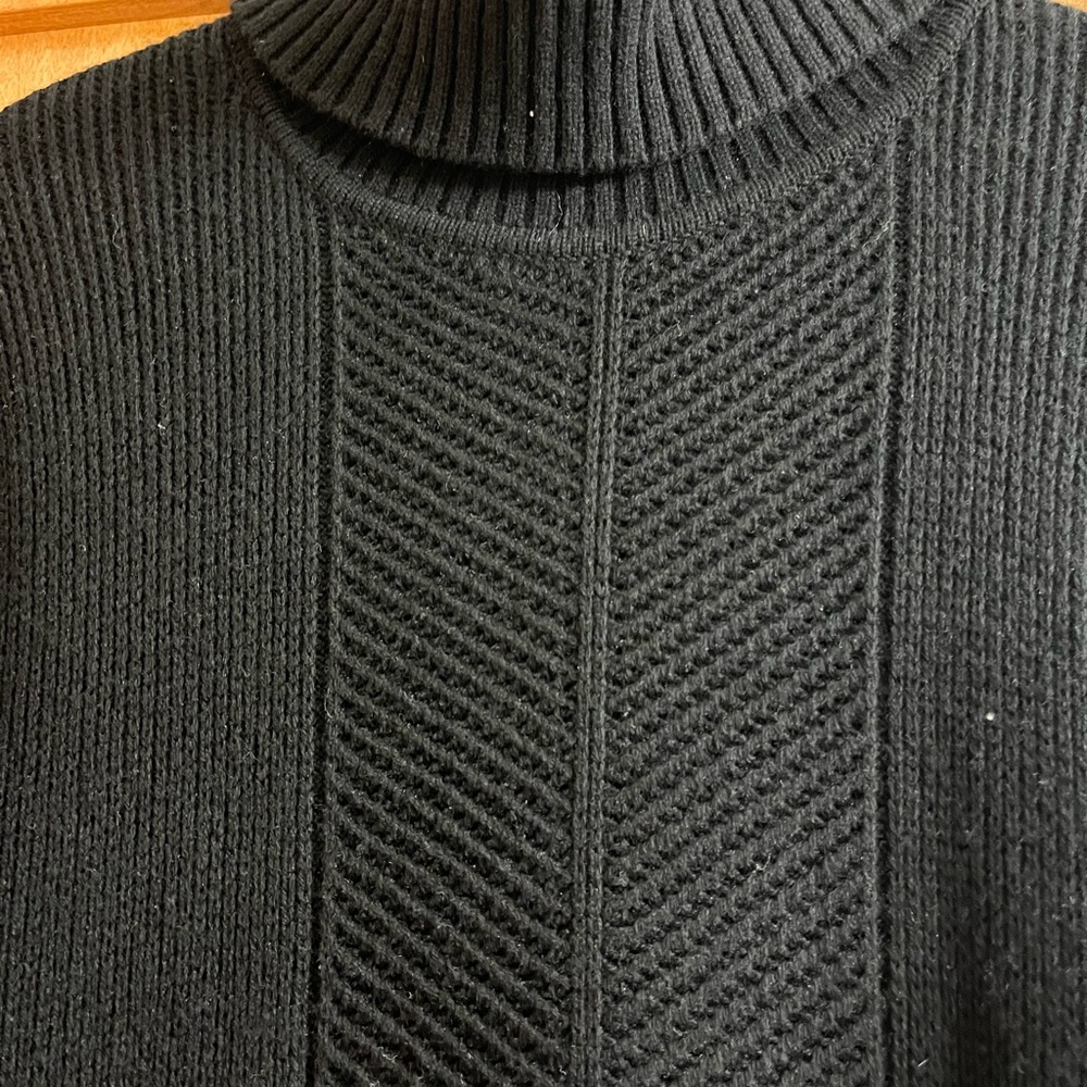 Black Sweater Dress w/ Beautiful Detailing